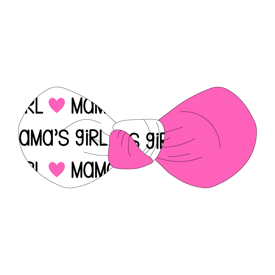 I Love My Pawrents - Dada's Girl / Mama's Girl - The Knot Bow