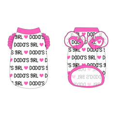 I Love My Pawrents - Dada's Girl / Mama's Girl - La Petite Shimmy Tank