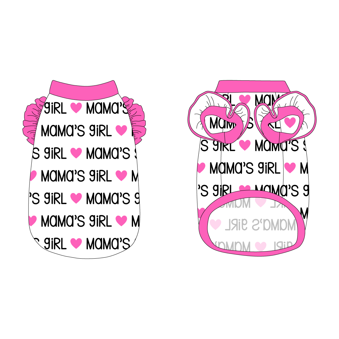 I Love My Pawrents - Dada's Girl / Mama's Girl - La Petite Shimmy Tank