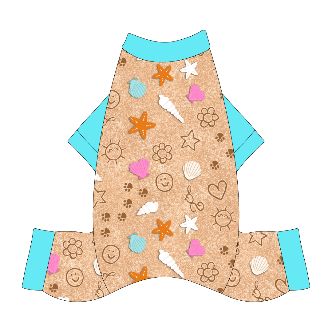 Sun's Out Tongues Out - Keep Calm & Sand On - Mon Ami Jammies