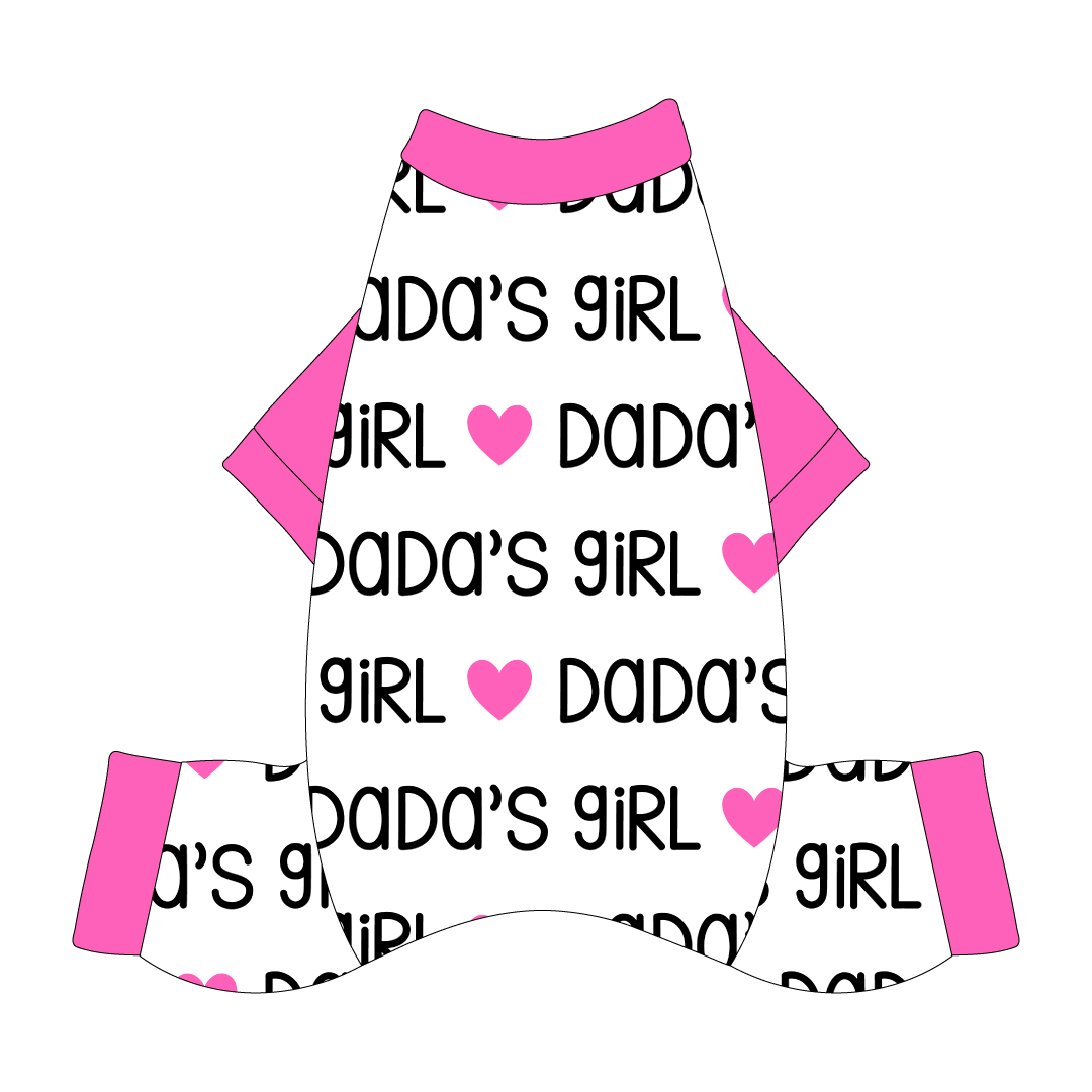 I Love My Pawrents - Dada's Girl / Mama's Girl - Mon Ami Jammies