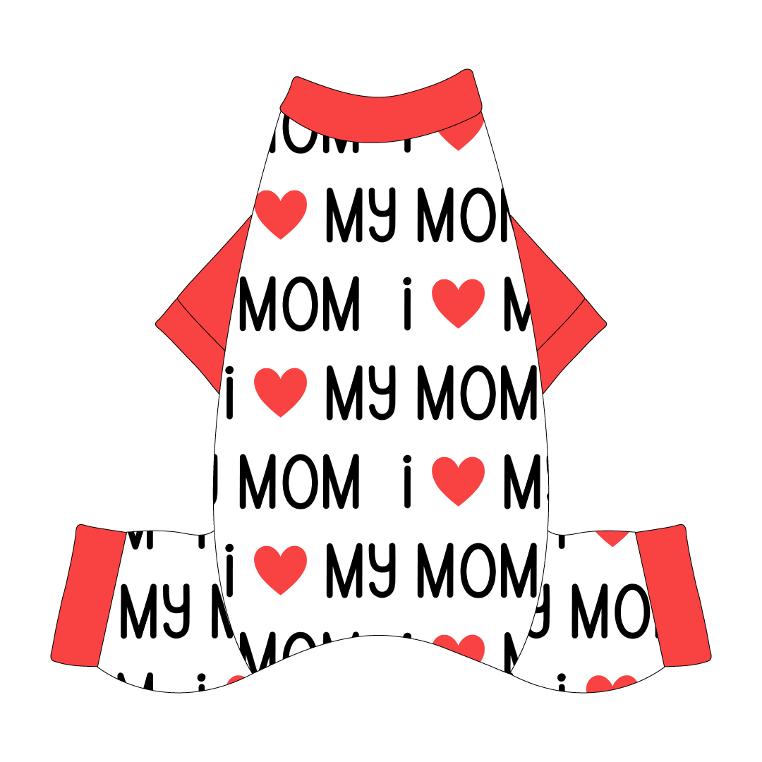 I Love My Pawrents - I Love My Dad / I Love My Mom - Mon Ami Jammies