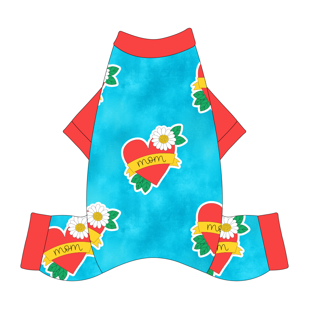 I Love My Pawrents - I Love My Dad Tattoo / I Love My Mom Tattoo - Mon Ami Jammies