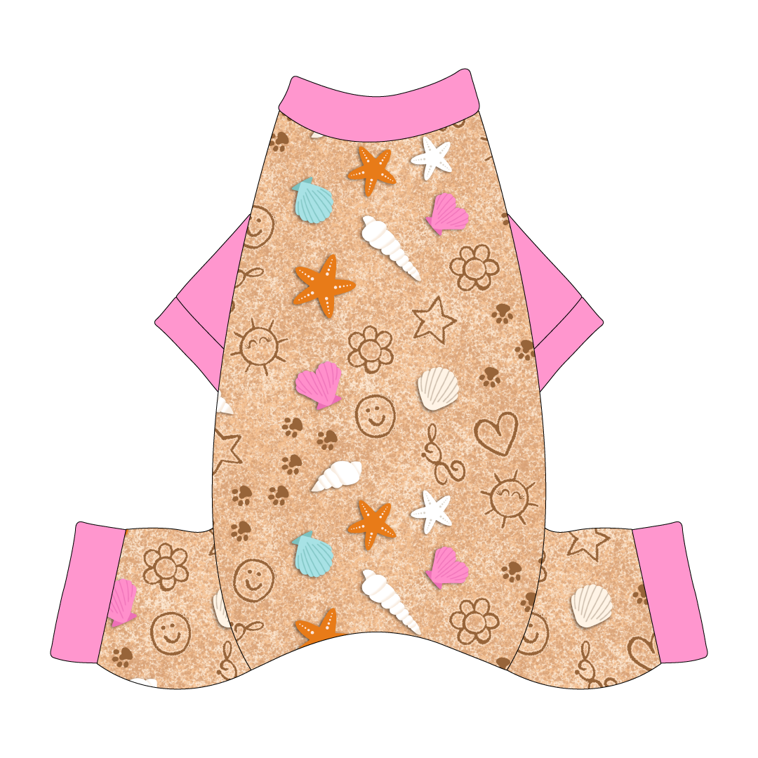 Sun's Out Tongues Out - Keep Calm & Sand On - Mon Ami Jammies