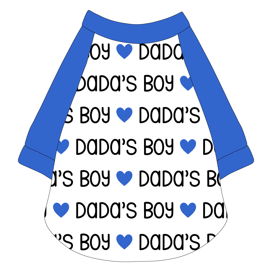 I Love My Pawrents - Dada's Boy / Mama's Boy - The Raglan Jersey