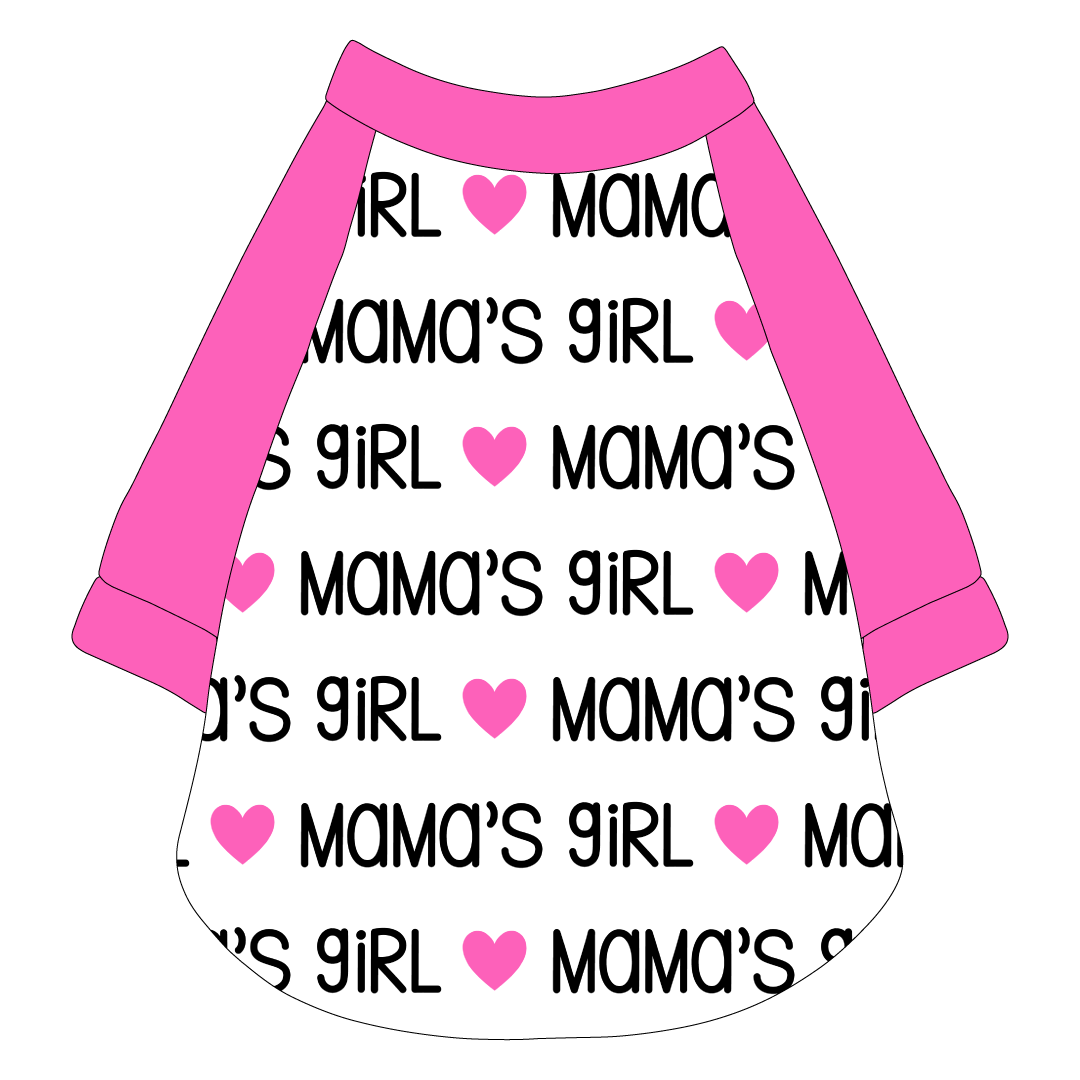 I Love My Pawrents - Dada's Girl / Mama's Girl - The Raglan Jersey