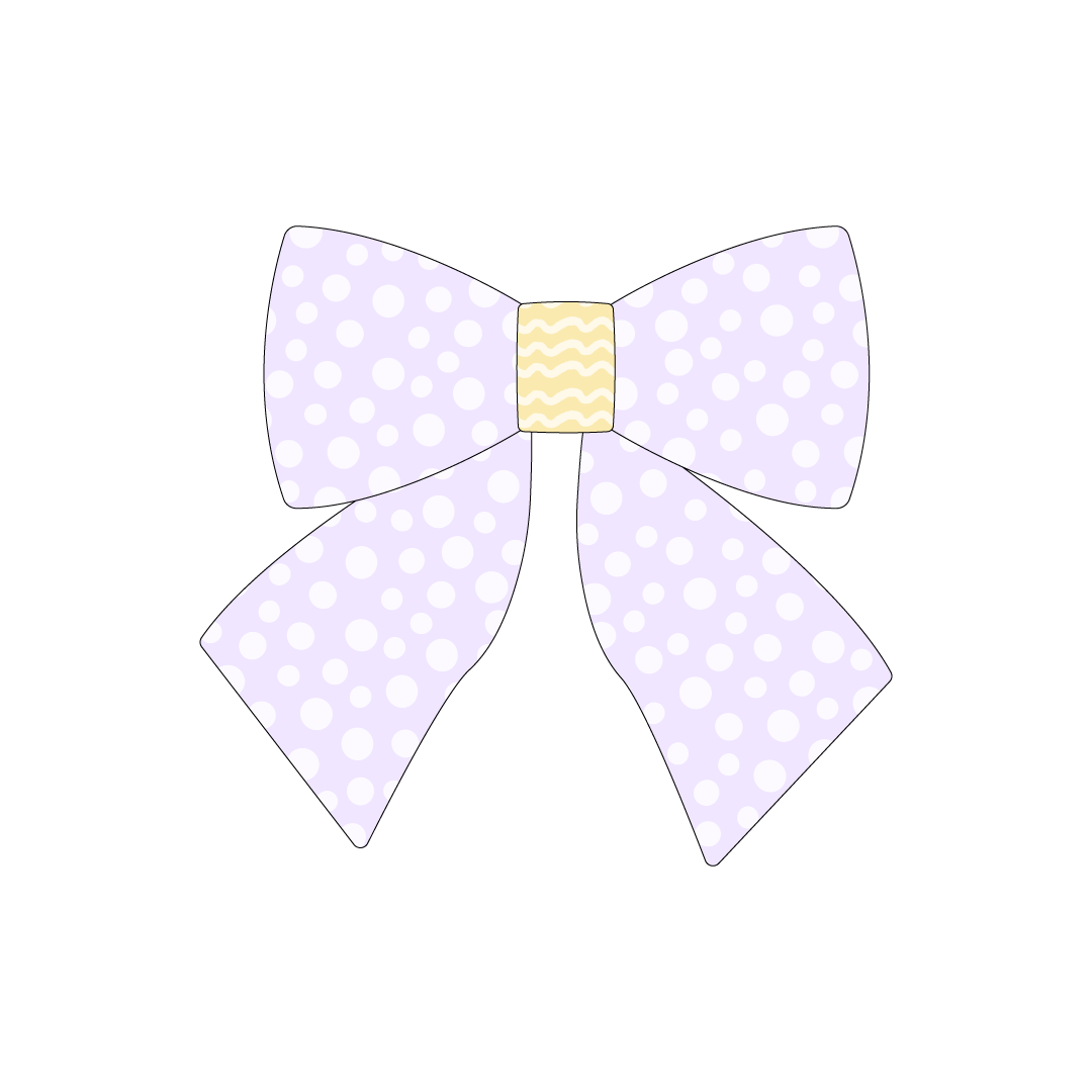 I'm Wildflower About You - Purple Polka Dots - The Sailor Bow