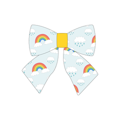 Rain Rain Go Away - Rainbows And Rain Clouds - The Sailor Bow