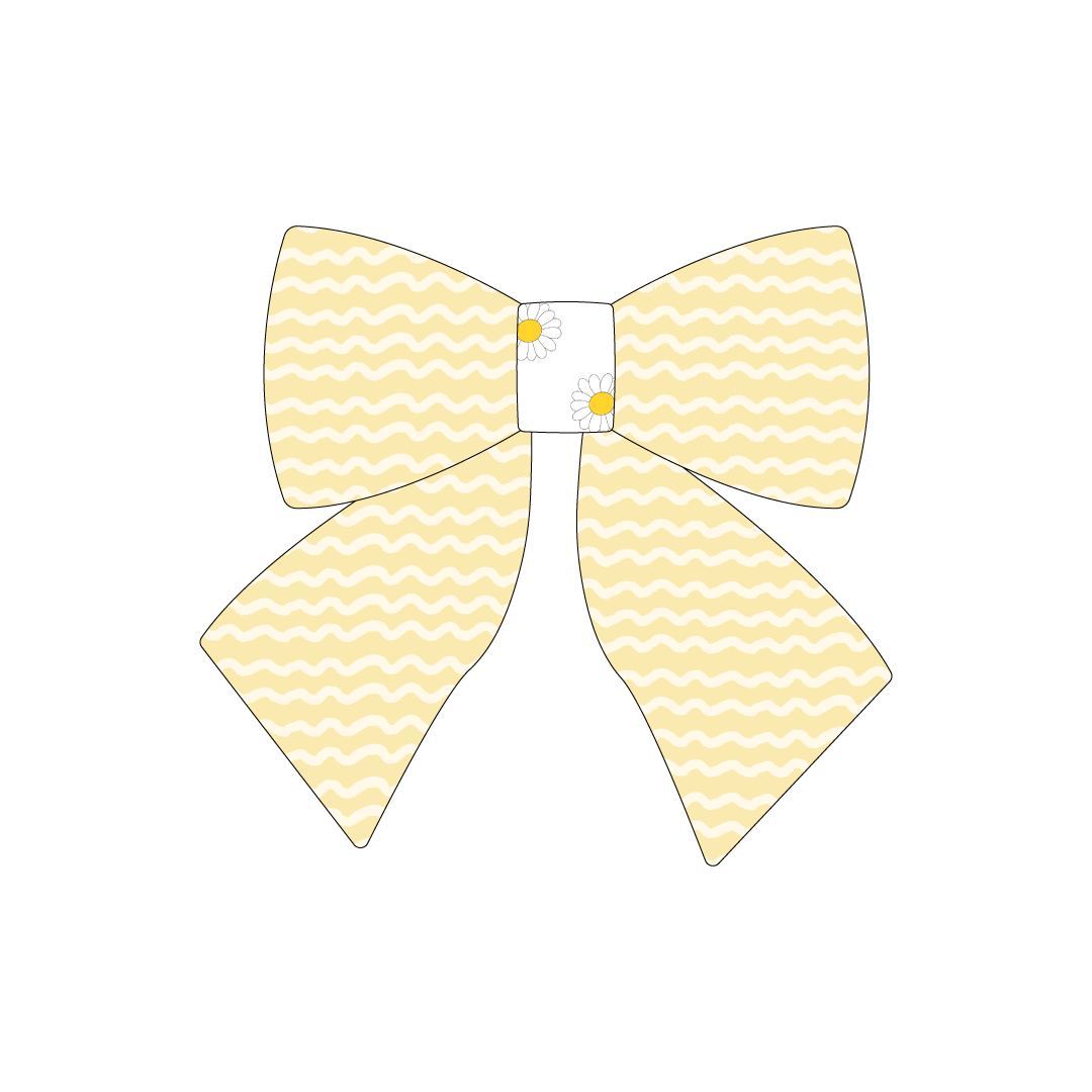 I'm Wildflower About You - Spring Squiggly Stripes - The Sailor Bow