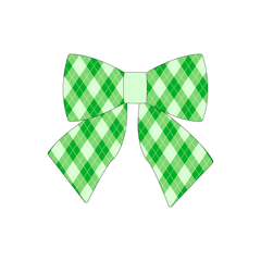 One Lucky Pup - St Pattys Argyle Plaid - The Sailor Bow