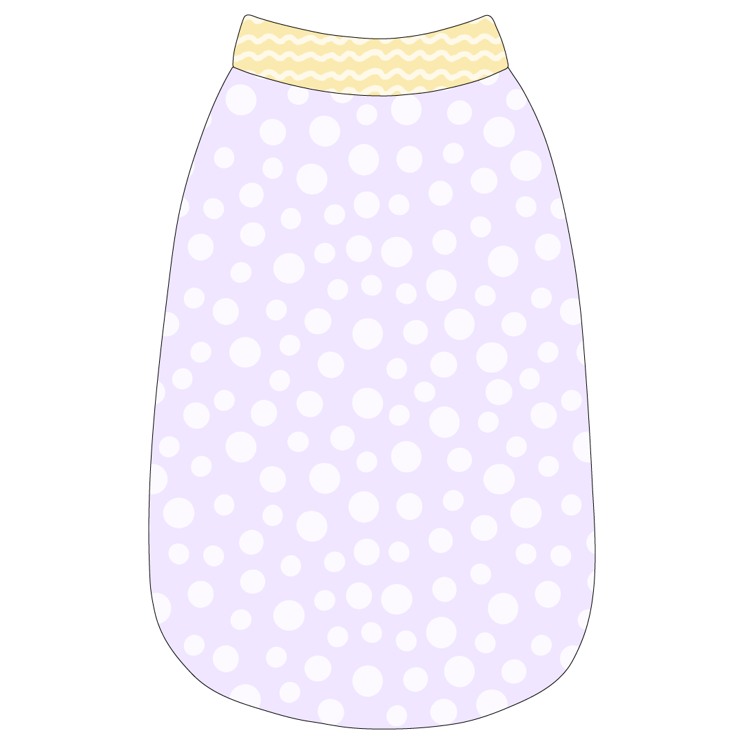 I'm Wildflower About You - Purple Polka Dots - The Basic Tank