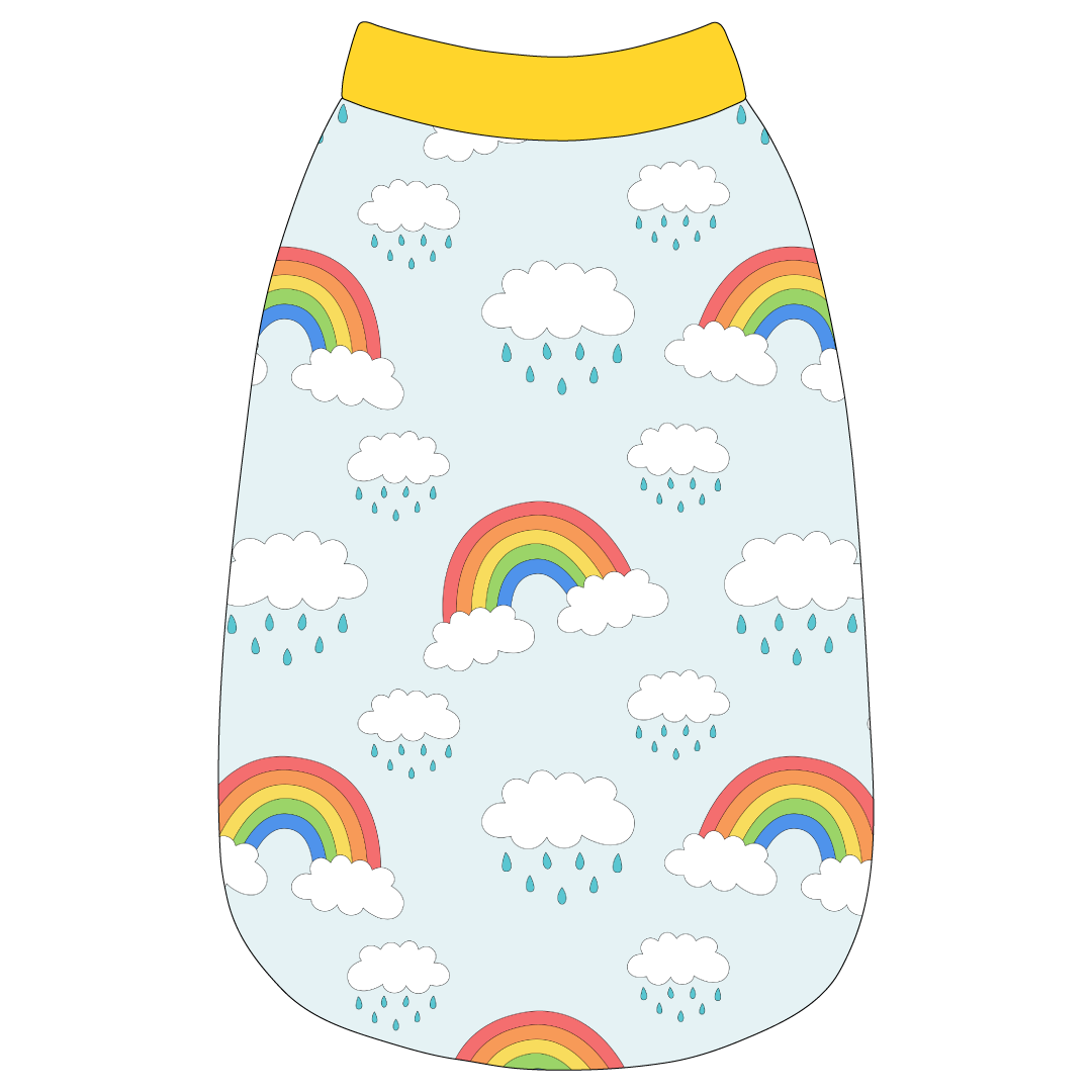 Rain Rain Go Away - Rainbows And Rain Clouds - The Basic Tank