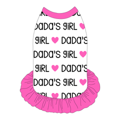I Love My Pawrents - Dada's Girl / Mama's Girl - The Tank With Skirt