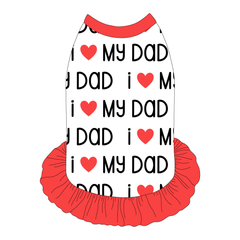 I Love My Pawrents - I Love My Dad / I Love My Mom - The Tank With Skirt