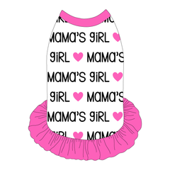 I Love My Pawrents - Dada's Girl / Mama's Girl - The Tank With Skirt