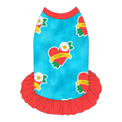 I Love My Pawrents - I Love My Dad Tattoo / I Love My Mom Tattoo - The Tank With Skirt