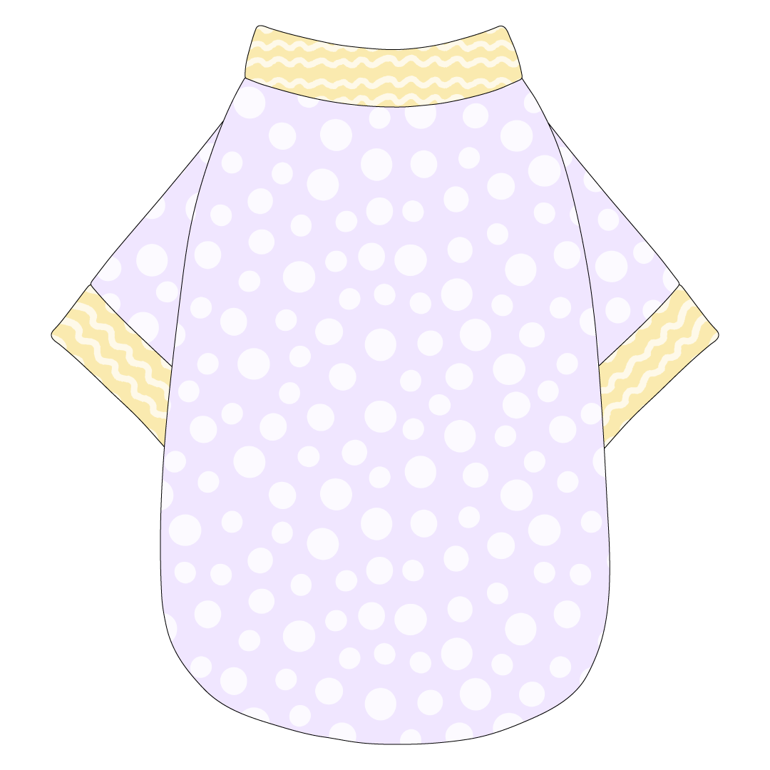 I'm Wildflower About You - Purple Polka Dots - The Basic Tee