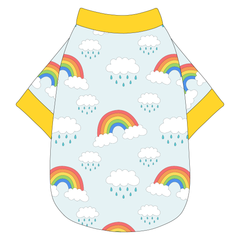 Rain Rain Go Away - Rainbows And Rain Clouds - The Basic Tee