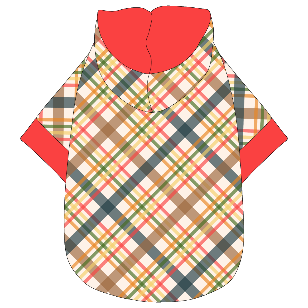 Let's Go Camping - Fall Plaid - The Hoodie