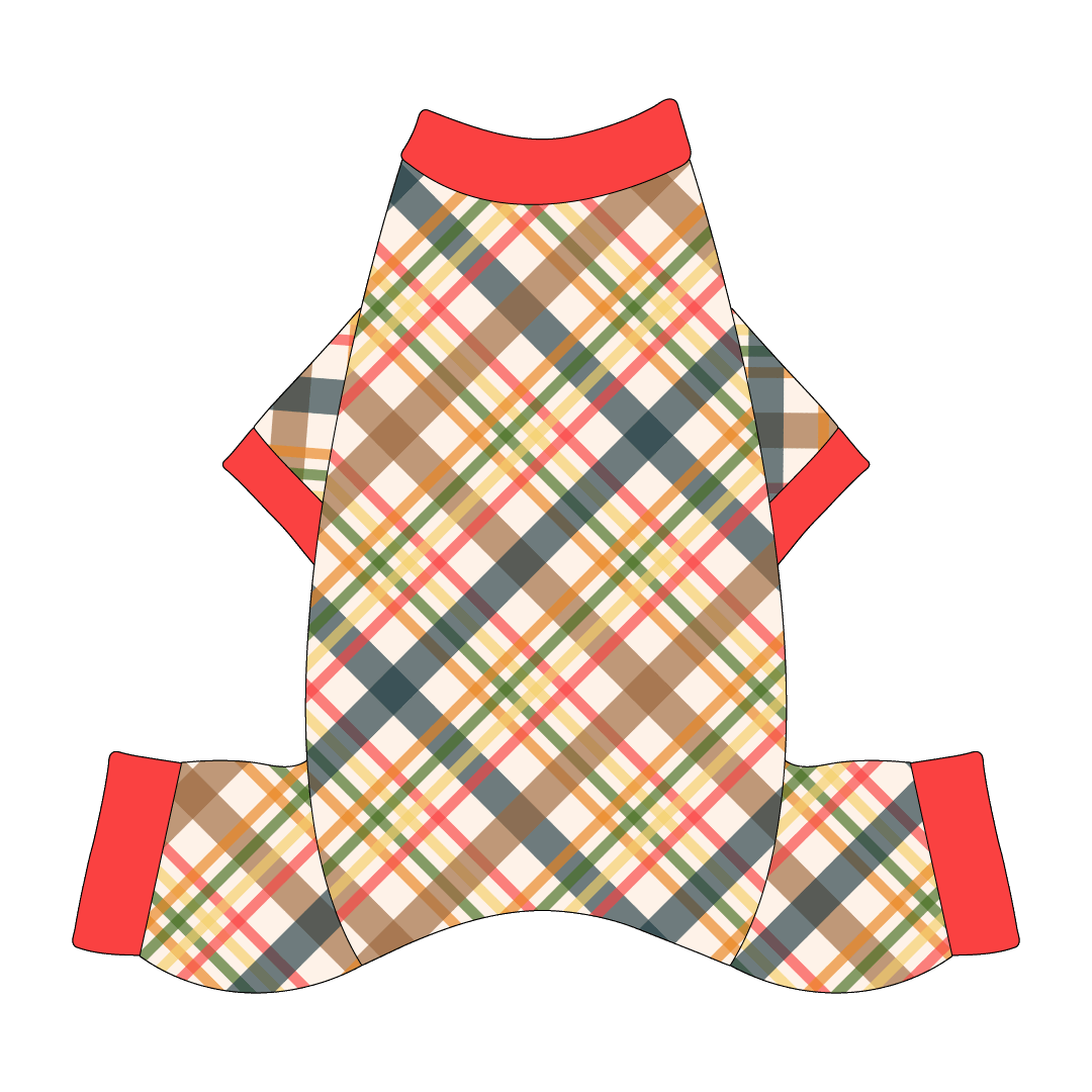 Let's Go Camping - Fall Plaid - Mon Ami Jammies