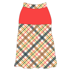 Let's Go Camping - Fall Plaid - The Sophia Tank