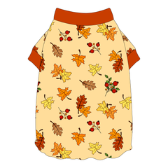 Autumn Is My Favorite Color - Falling Leaves - Flutter Waist Tee