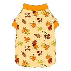 Autumn Is My Favorite Color - Falling Leaves - Flutter Waist Tee