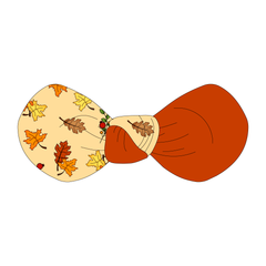 Autumn Is My Favorite Color - Falling Leaves - The Knot Bow