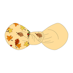 Autumn Is My Favorite Color - Falling Leaves - The Knot Bow
