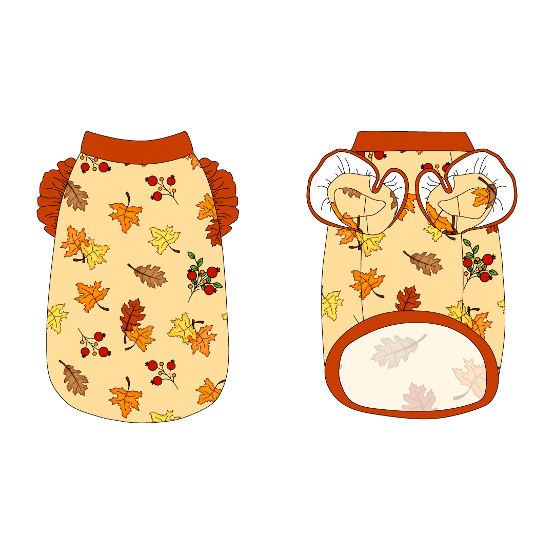 Autumn Is My Favorite Color - Falling Leaves - La Petite Shimmy Tank
