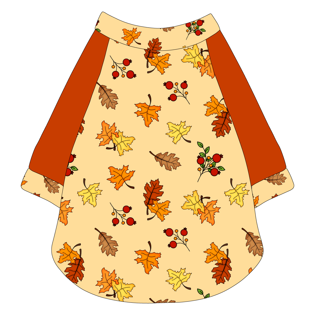 Autumn Is My Favorite Color - Falling Leaves - The Raglan Jersey