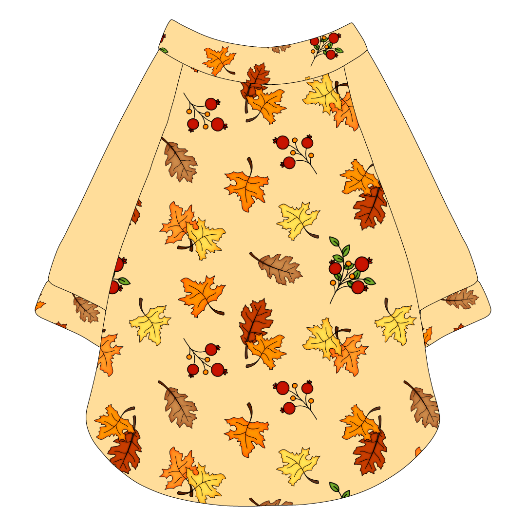 Autumn Is My Favorite Color - Falling Leaves - The Raglan Jersey