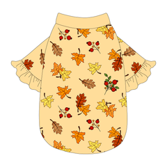 Autumn Is My Favorite Color - Falling Leaves - The Shimmy Edge Tee