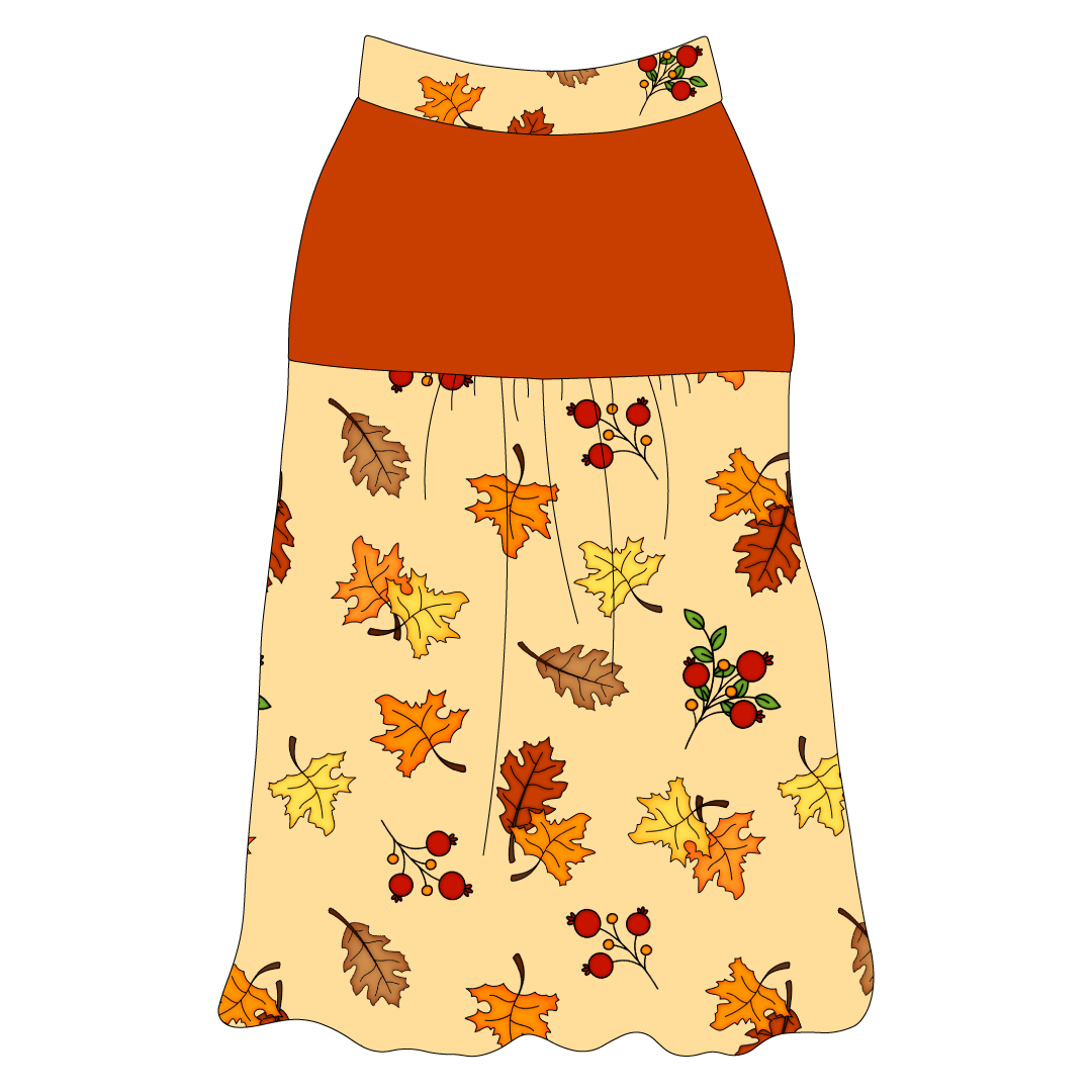 Autumn Is My Favorite Color - Falling Leaves - The Sophia Tank