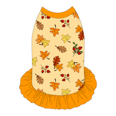 Autumn Is My Favorite Color - Falling Leaves - The Tank With Skirt