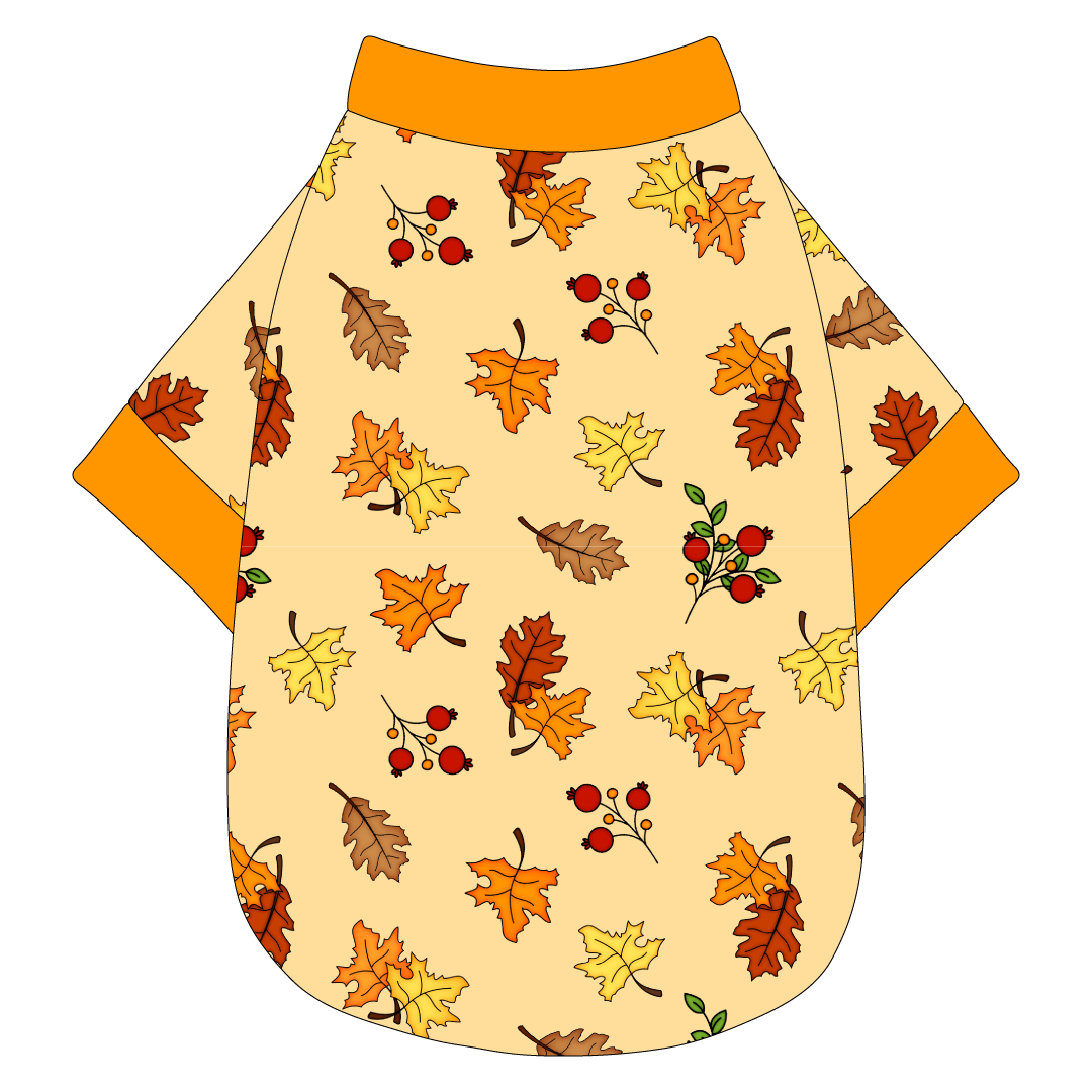 Autumn Is My Favorite Color - Falling Leaves - The Basic Tee