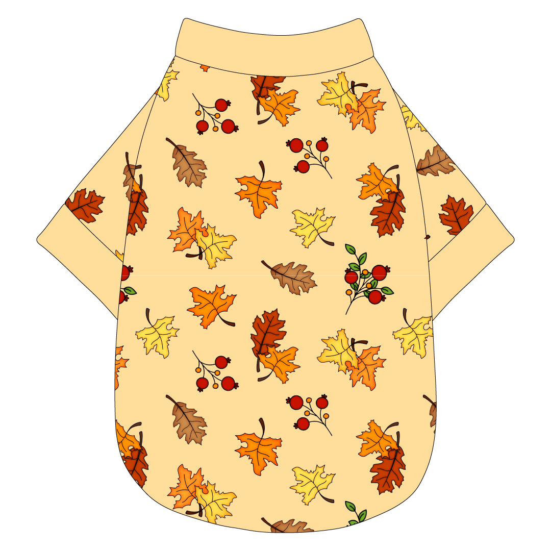 Autumn Is My Favorite Color - Falling Leaves - The Basic Tee