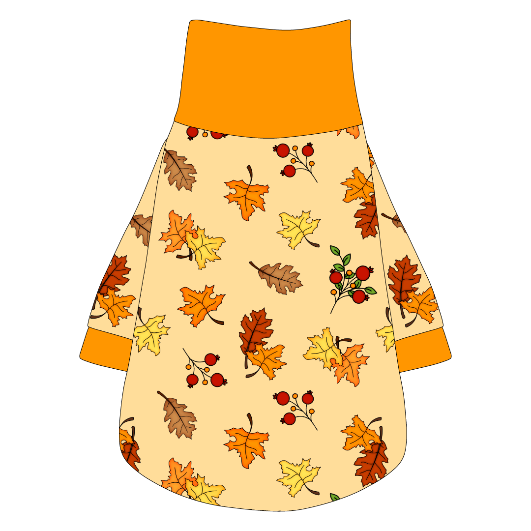 Autumn Is My Favorite Color - Falling Leaves - The Turtleneck Tee