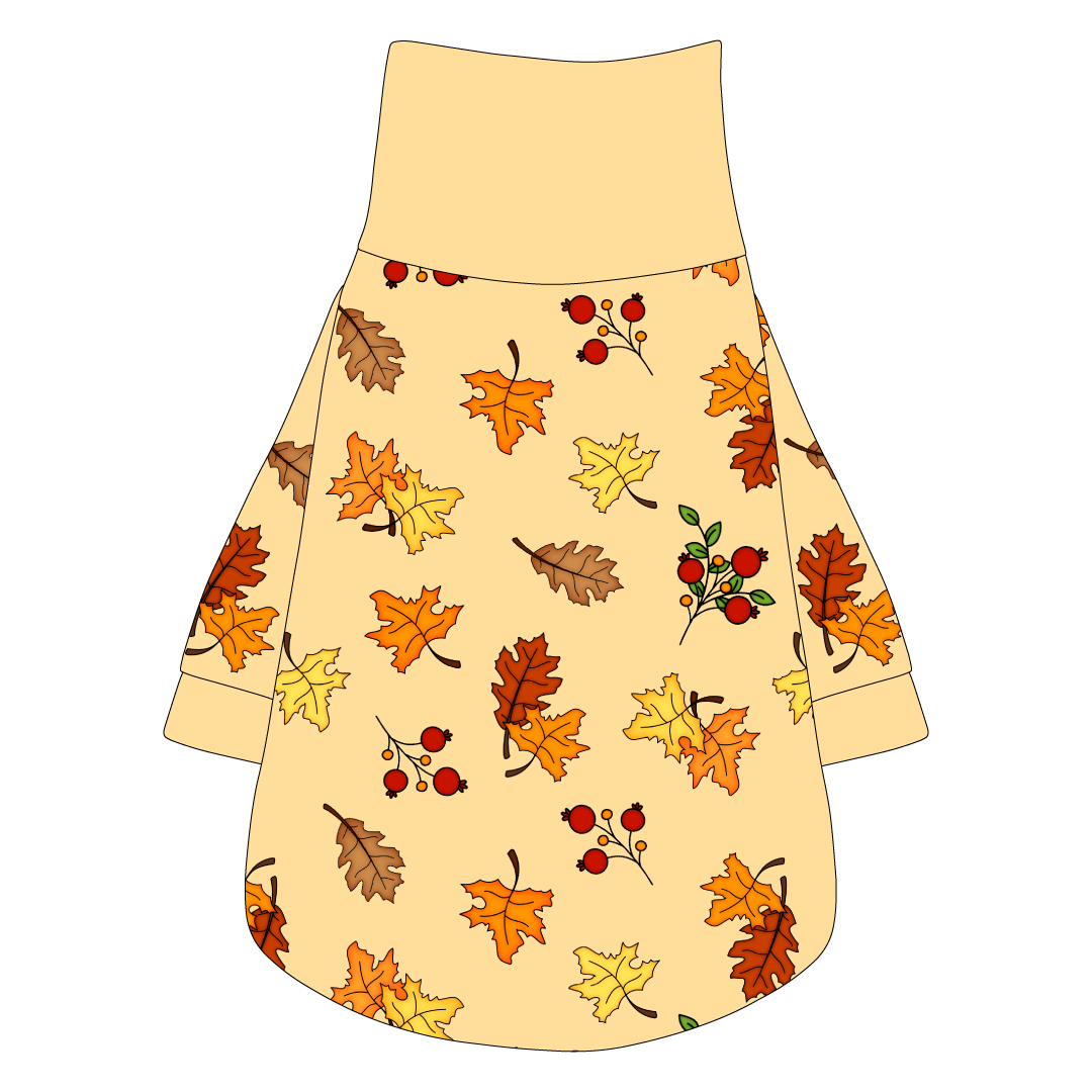 Autumn Is My Favorite Color - Falling Leaves - The Turtleneck Tee