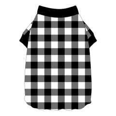 It's Fall Y'all - Buffalo Plaid B/W - Flutter Waist Tee