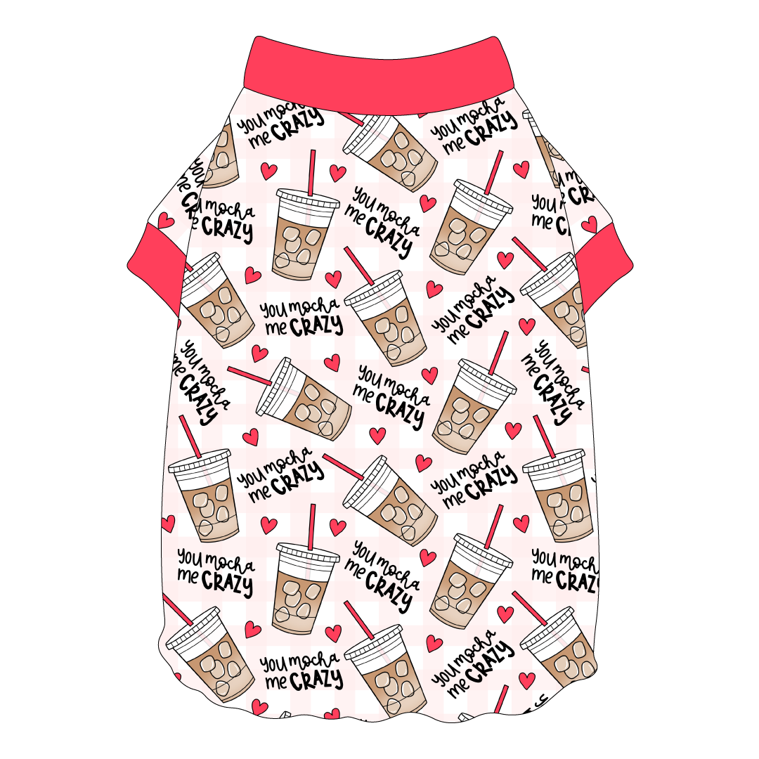 I Love You A Brunch - You Mocha Me Crazy - Flutter Waist Tee