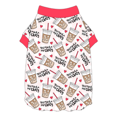 I Love You A Brunch - You Mocha Me Crazy - Flutter Waist Tee