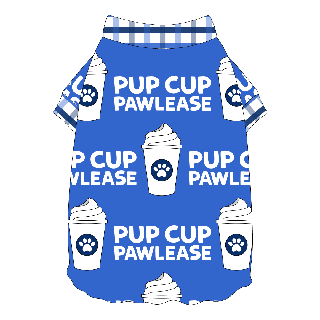 I Love You A Brunch - Pup Cup Pawlease - Flutter Waist Tee