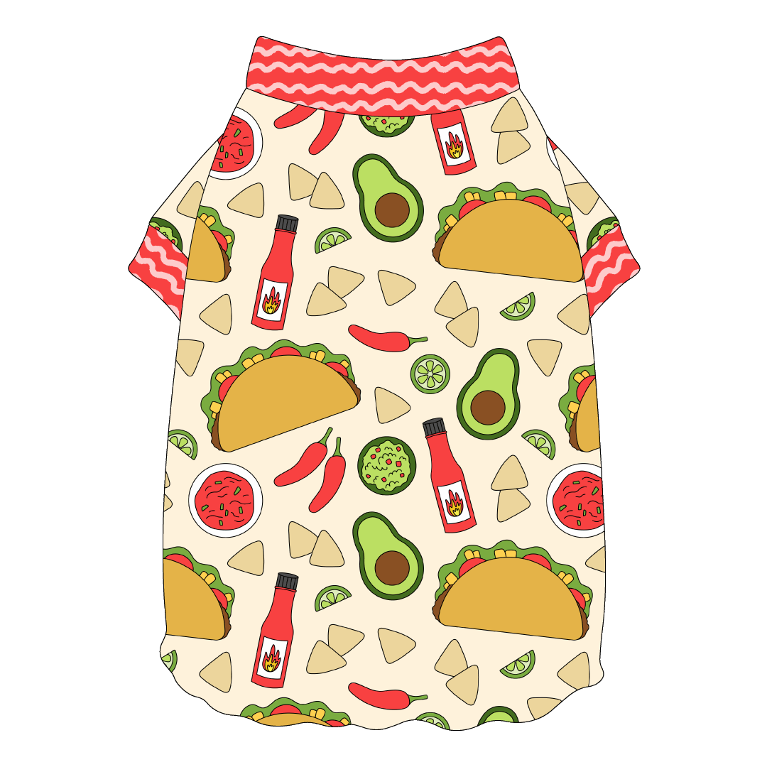 Life Is Better With Tacos & - Flutter Waist Tee