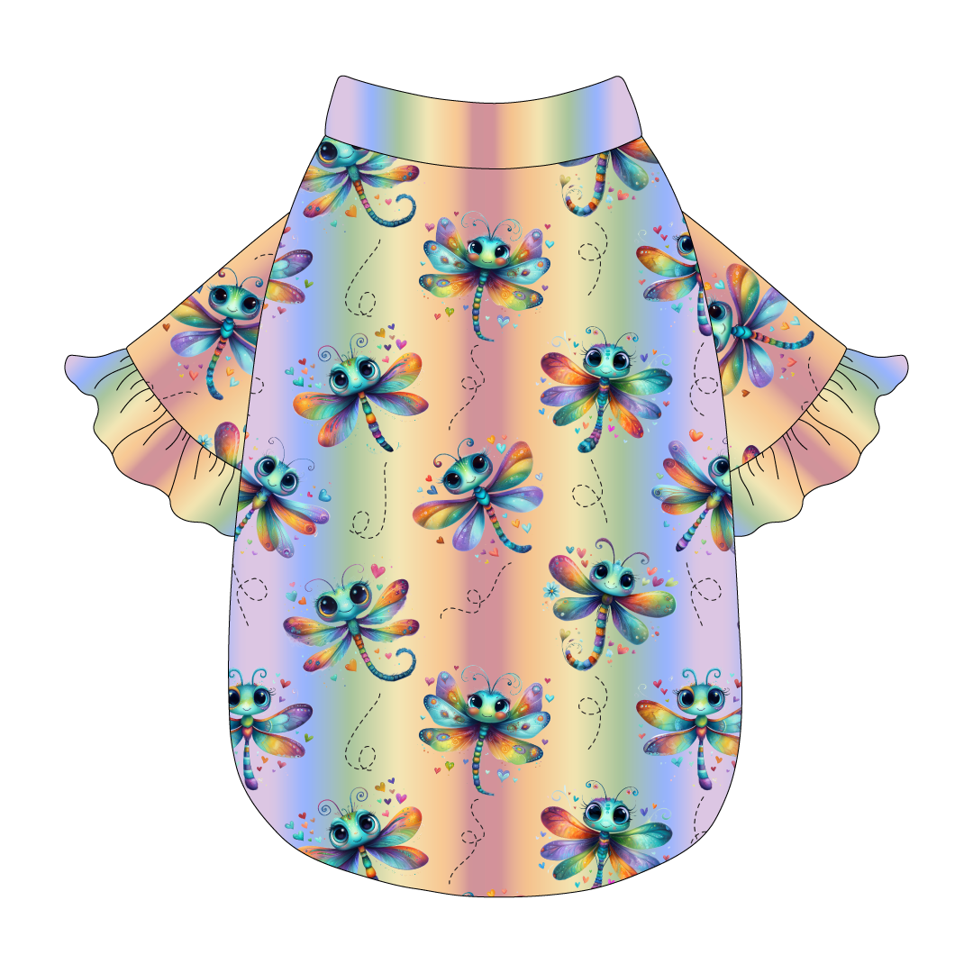 Flutterspell - The Shimmy Edge Tee