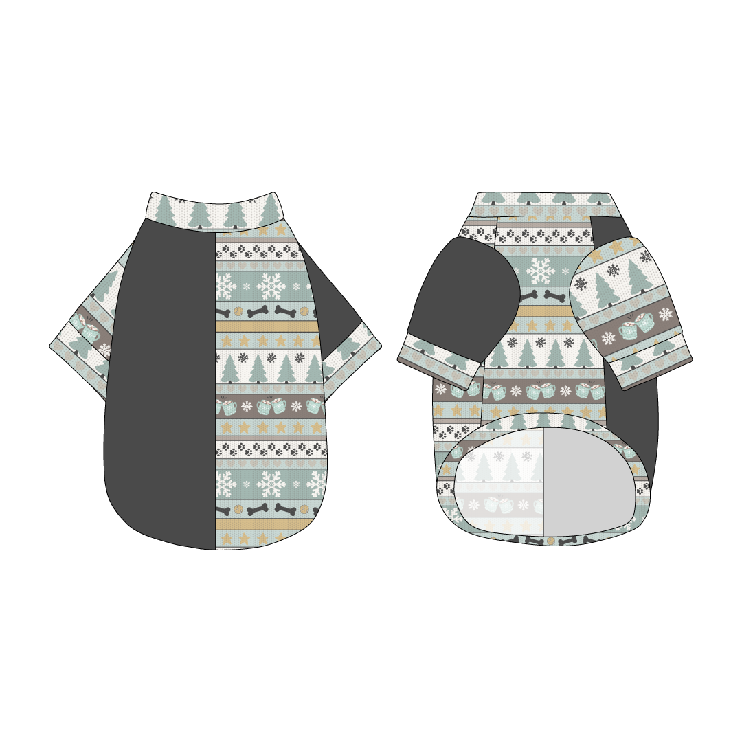 Stitched In Snow - Frosty Morning - The 2N1 Tee