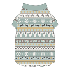 Stitched In Snow - Frosty Morning - Flutter Waist Tee