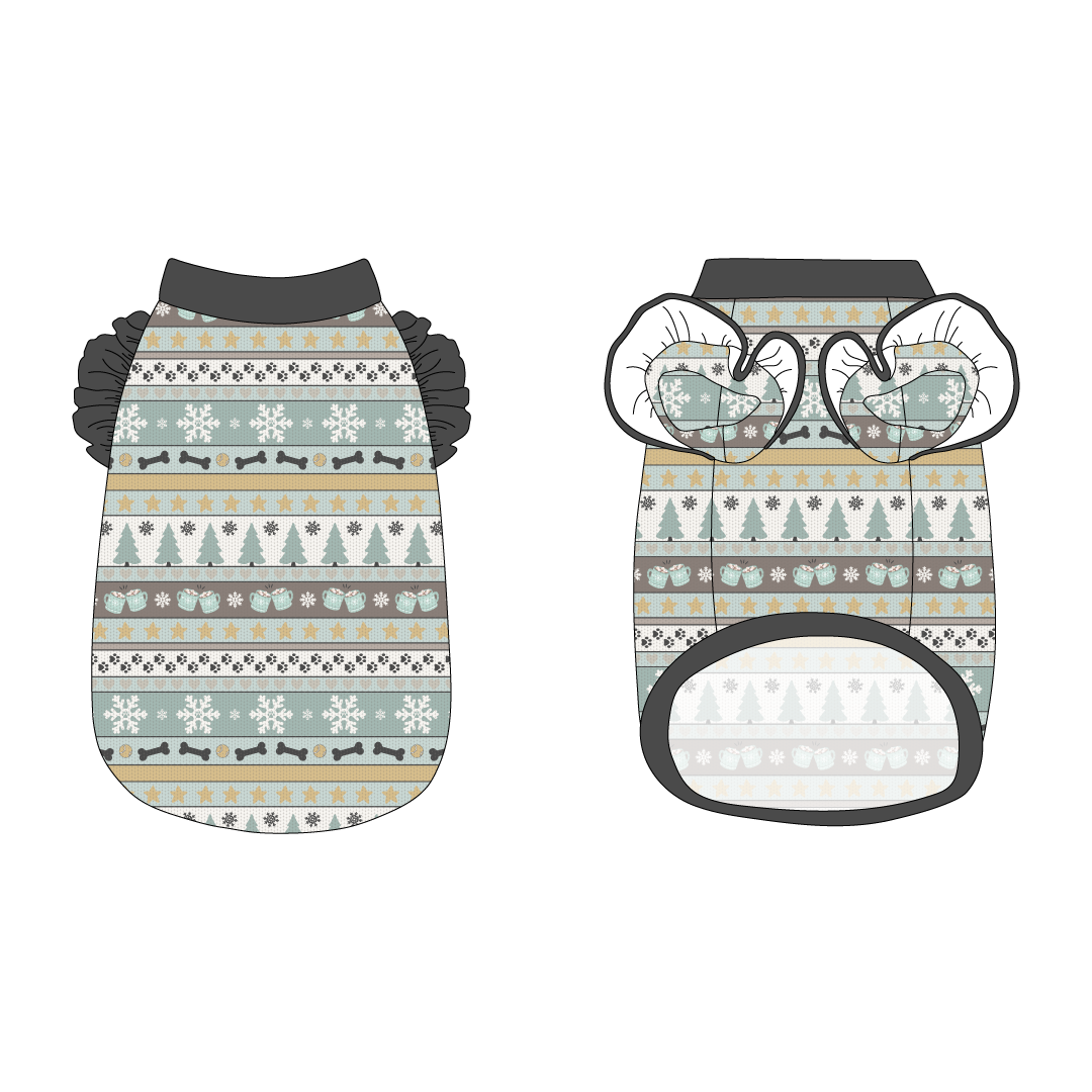 Stitched In Snow - Frosty Morning - La Petite Shimmy Tank