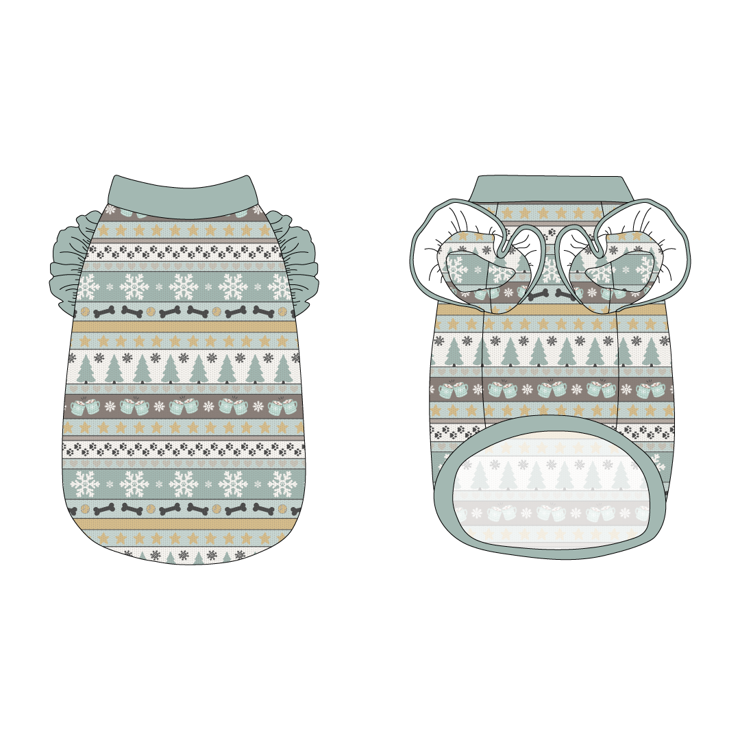 Stitched In Snow - Frosty Morning - La Petite Shimmy Tank