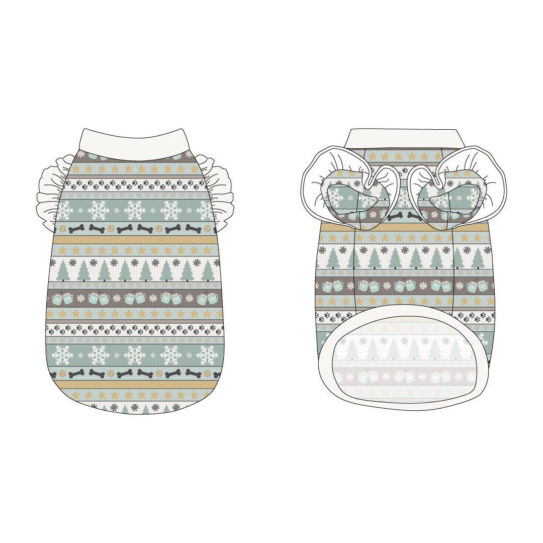 Stitched In Snow - Frosty Morning - La Petite Shimmy Tank